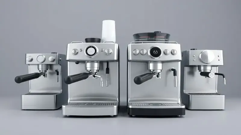 Tipos diferentes de cafeteiras expresso para escolher o equipamento ideal